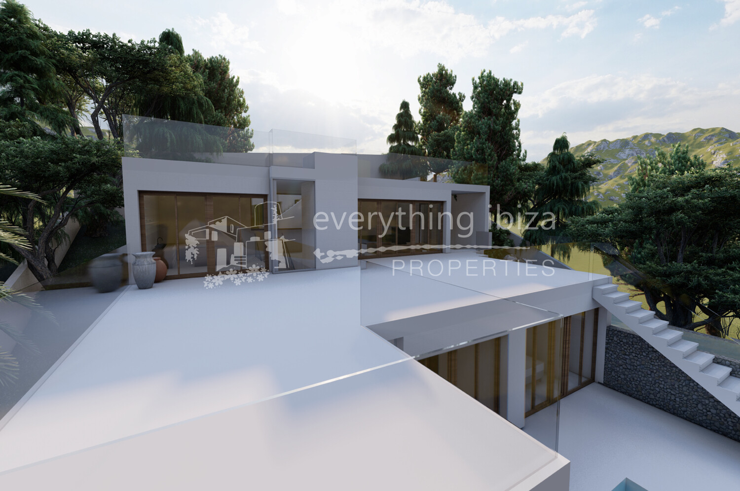 Plot, License & Project in a Stunning Sea & Sunset Facing Location, ref. 1545, for sale in Ibiza by everything ibiza Properties