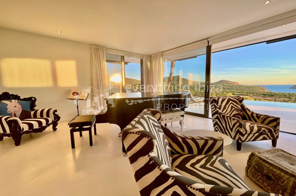 Stunning Contemporary Villa with Amazing Sea, Sunset & Es Vedra Views, ref. 1550, for sale in Ibiza by everything ibiza Properties