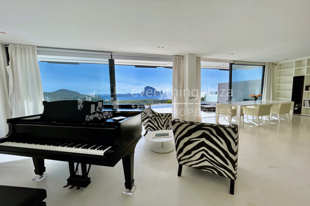 Stunning Contemporary Villa with Amazing Sea, Sunset & Es Vedra Views, ref. 1550, for sale in Ibiza by everything ibiza Properties