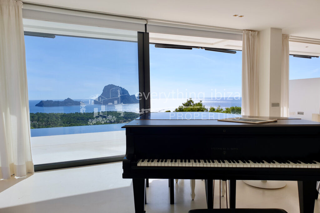 Stunning Contemporary Villa with Amazing Sea, Sunset & Es Vedra Views, ref. 1550, for sale in Ibiza by everything ibiza Properties