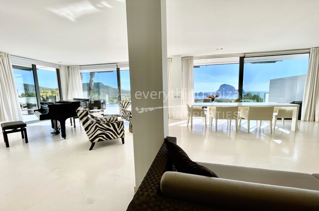 Stunning Contemporary Villa with Amazing Sea, Sunset & Es Vedra Views, ref. 1550, for sale in Ibiza by everything ibiza Properties