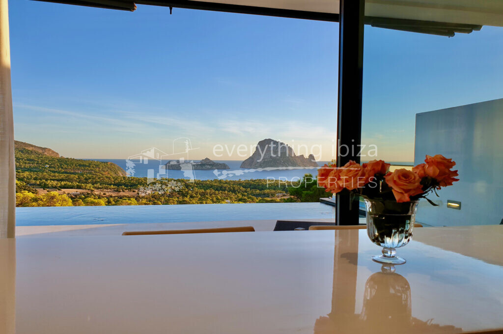 Stunning Contemporary Villa with Amazing Sea, Sunset & Es Vedra Views, ref. 1550, for sale in Ibiza by everything ibiza Properties