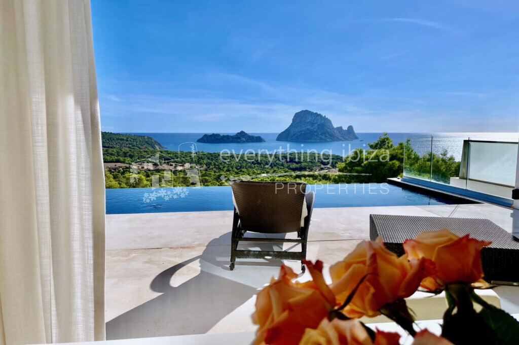 Stunning Contemporary Villa with Amazing Sea, Sunset & Es Vedra Views, ref. 1550, for sale in Ibiza by everything ibiza Properties
