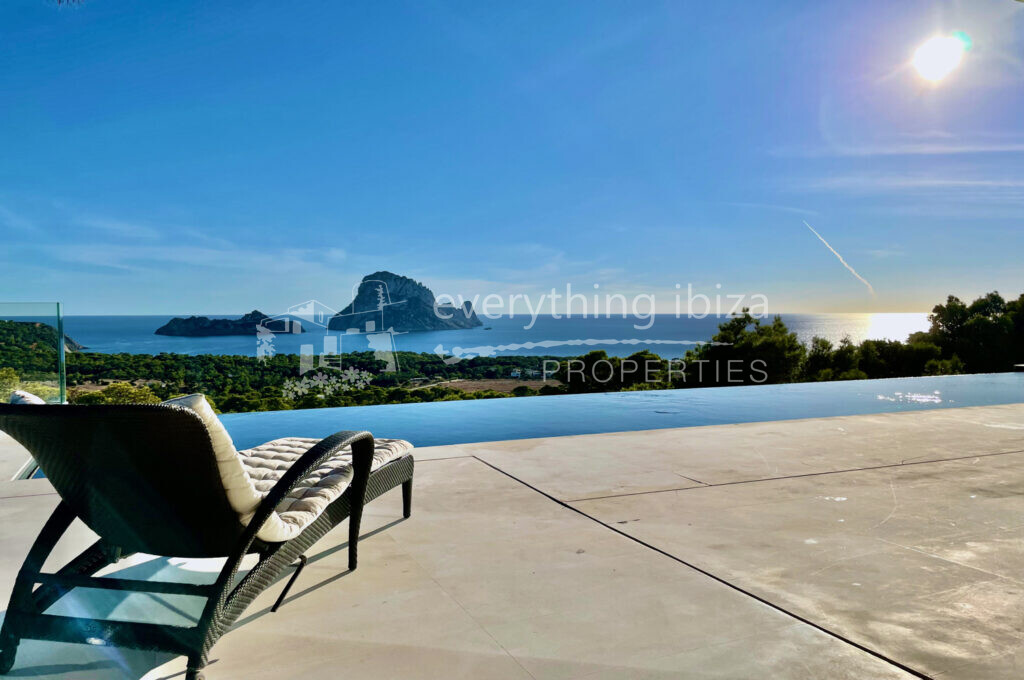 Stunning Contemporary Villa with Amazing Sea, Sunset & Es Vedra Views, ref. 1550, for sale in Ibiza by everything ibiza Properties