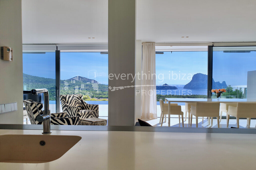 Stunning Contemporary Villa with Amazing Sea, Sunset & Es Vedra Views, ref. 1550, for sale in Ibiza by everything ibiza Properties