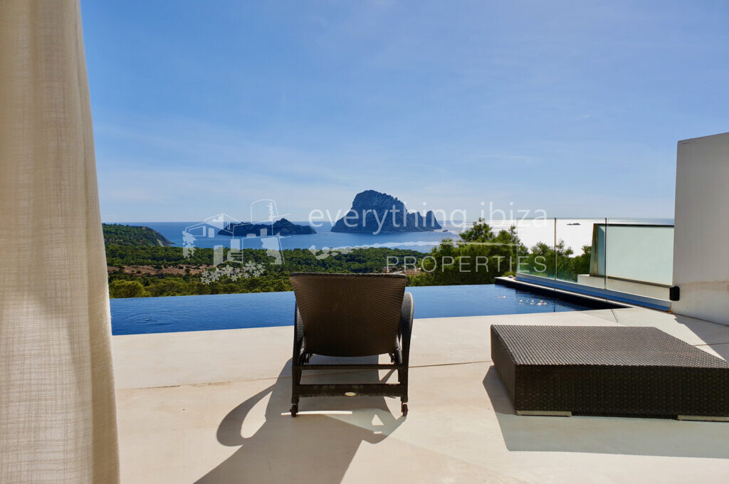 Stunning Contemporary Villa with Amazing Sea, Sunset & Es Vedra Views, ref. 1550, for sale in Ibiza by everything ibiza Properties