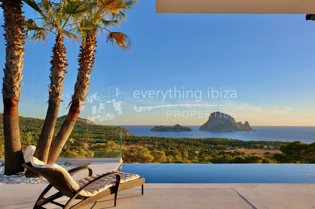 Stunning Contemporary Villa with Amazing Sea, Sunset & Es Vedra Views, ref. 1550, for sale in Ibiza by everything ibiza Properties