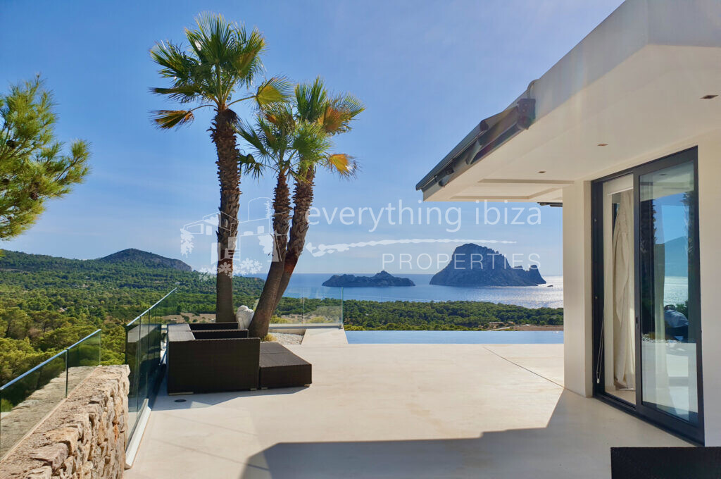 Stunning Contemporary Villa with Amazing Sea, Sunset & Es Vedra Views, ref. 1550, for sale in Ibiza by everything ibiza Properties
