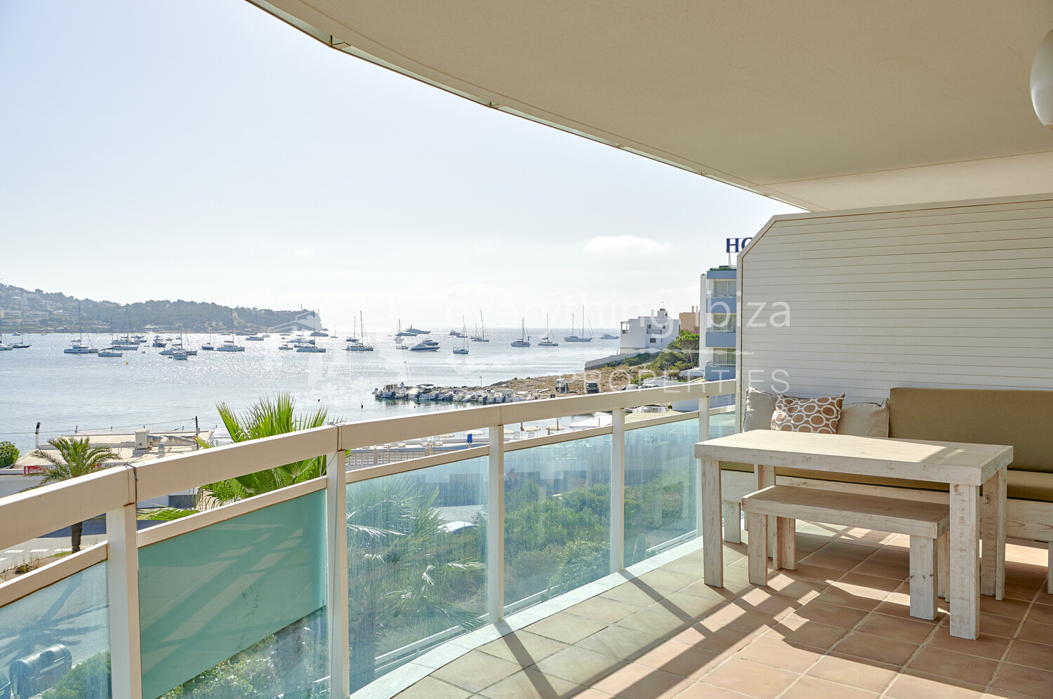 Striking Contemporary Apartment with Super Views of Talamanca Bay, ref. 1551, for sale in Ibiza by everything ibiza Properties