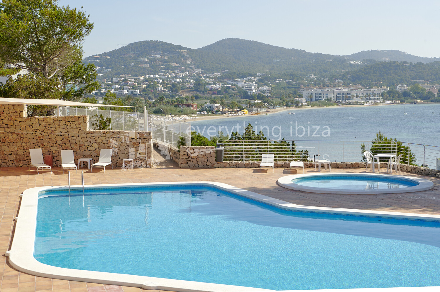 Striking Contemporary Apartment with Super Views of Talamanca Bay, ref. 1551, for sale in Ibiza by everything ibiza Properties