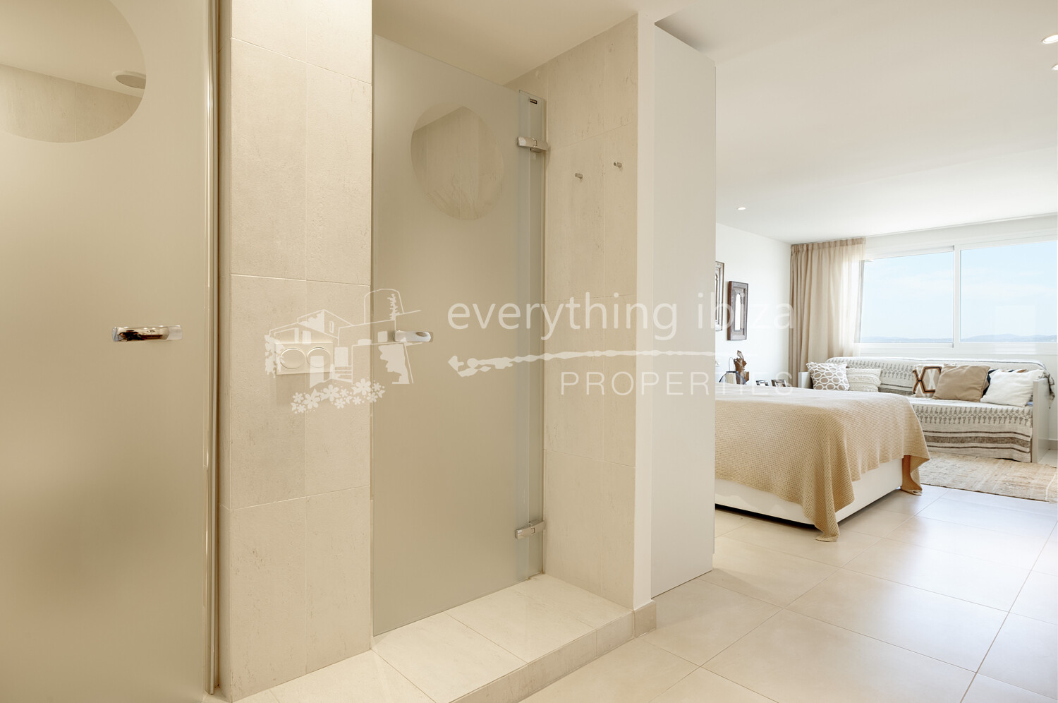 Striking Contemporary Apartment with Super Views of Talamanca Bay, ref. 1551, for sale in Ibiza by everything ibiza Properties