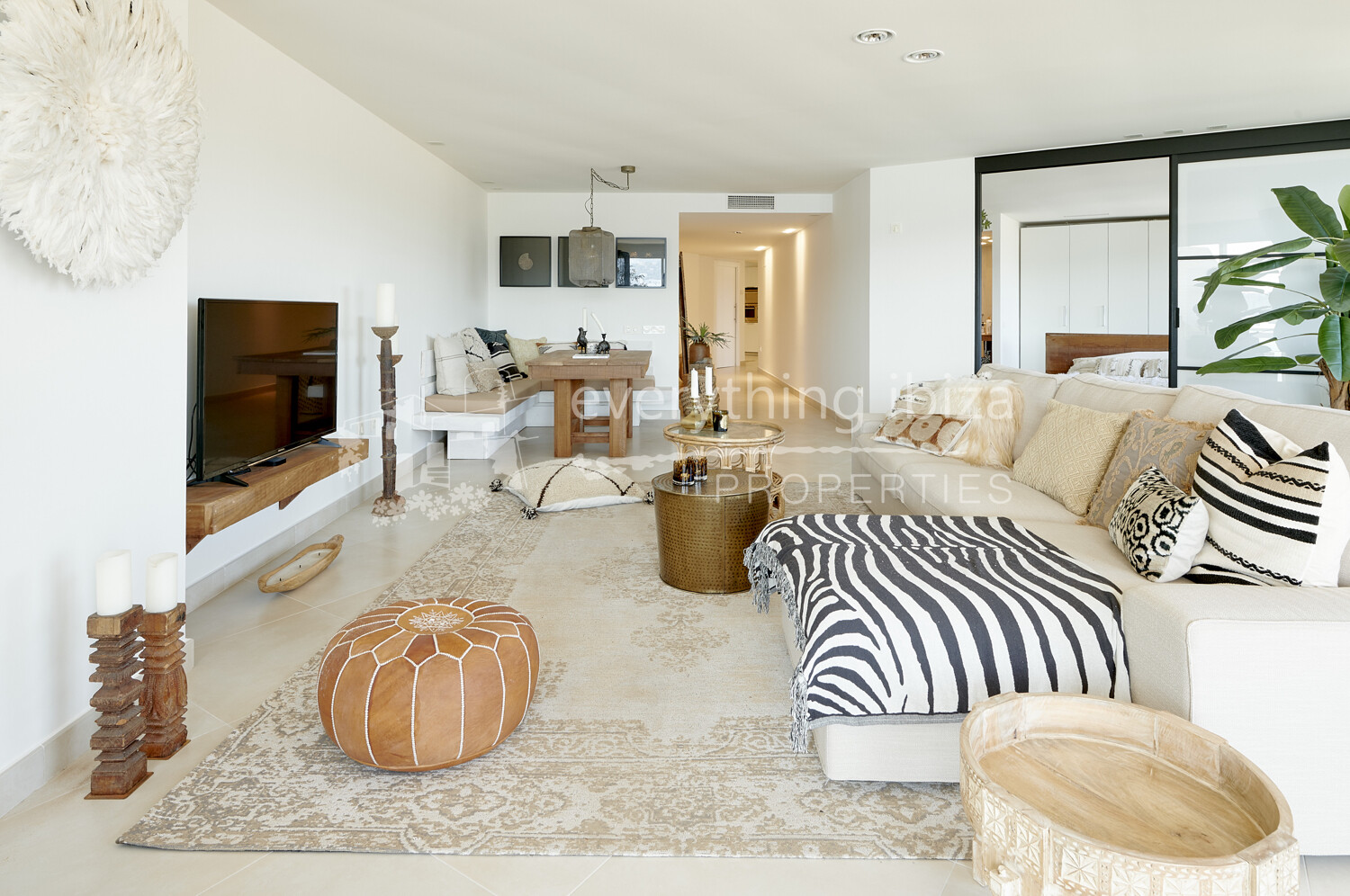 Striking Contemporary Apartment with Super Views of Talamanca Bay, ref. 1551, for sale in Ibiza by everything ibiza Properties