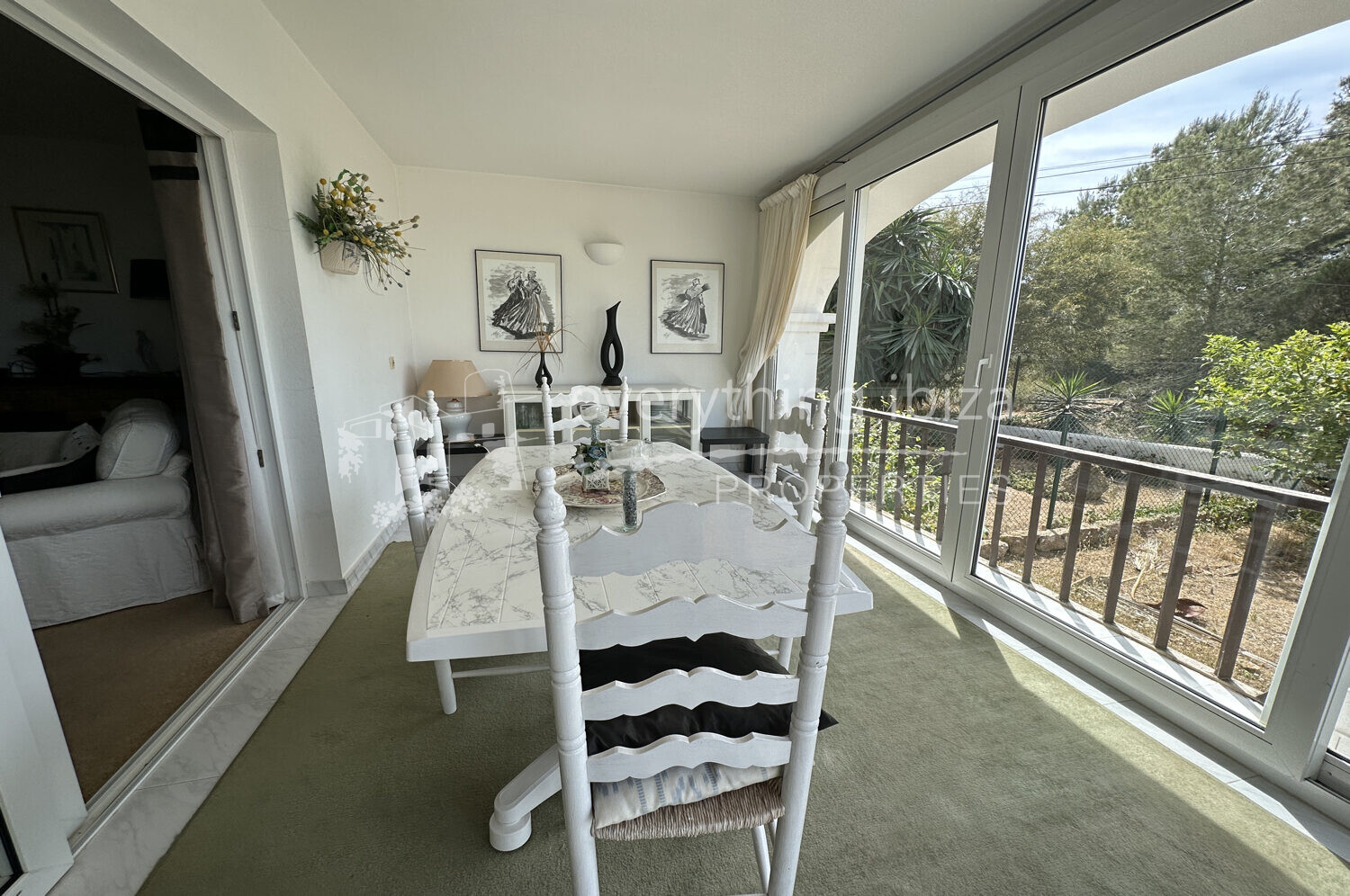 Charming Spacious Ground Floor Apartment with 78m2 Garden, ref. 1558, for sale by everything ibiza Properties