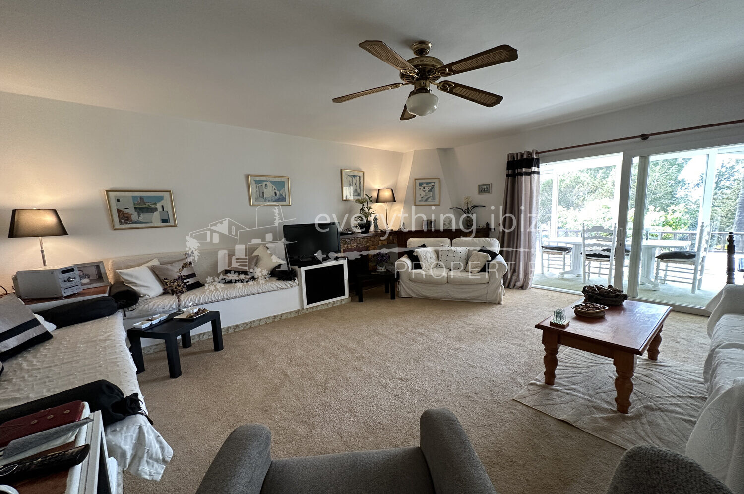 Charming Spacious Ground Floor Apartment with 78m2 Garden, ref. 1558, for sale by everything ibiza Properties
