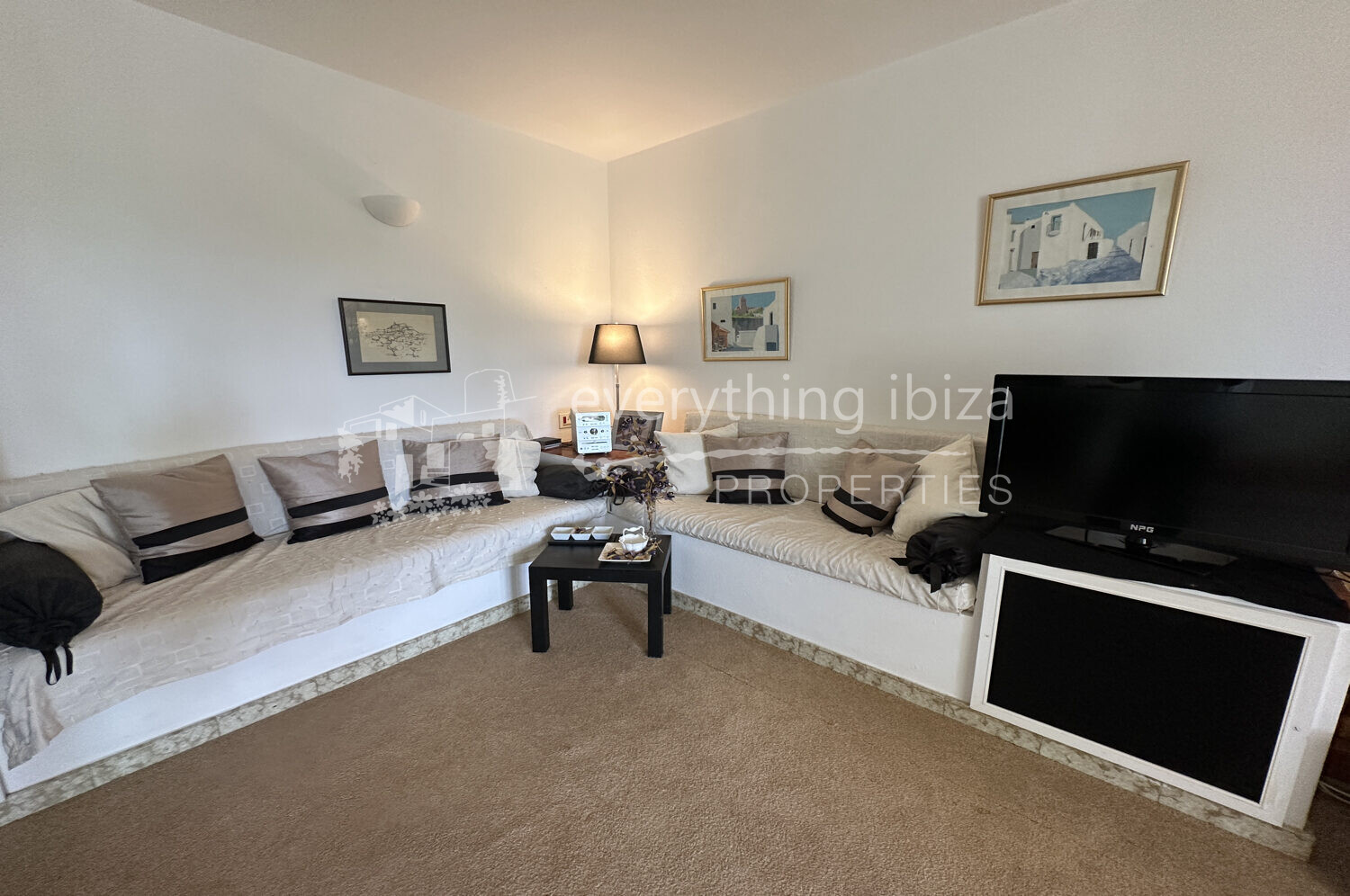 Charming Spacious Ground Floor Apartment with 78m2 Garden, ref. 1558, for sale by everything ibiza Properties