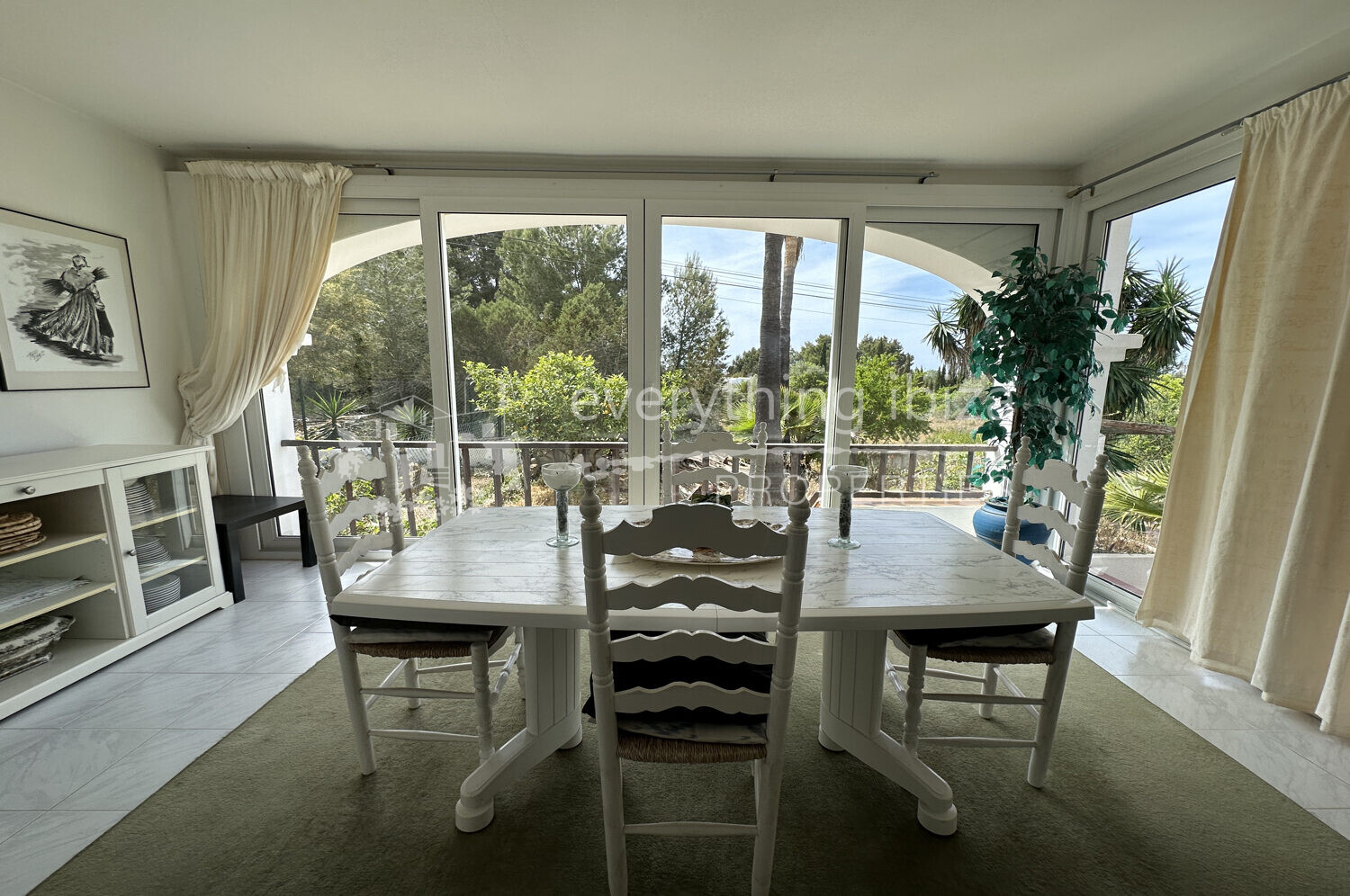 Charming Spacious Ground Floor Apartment with 78m2 Garden, ref. 1558, for sale by everything ibiza Properties