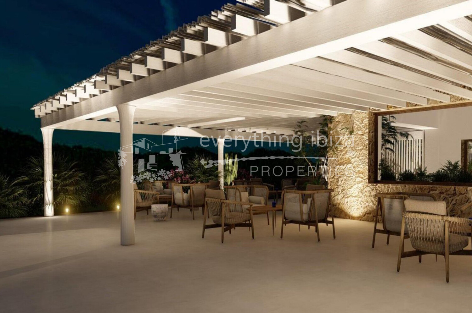 Licensed Mediterranean Style Restaurant with Super Views from Hillside Position, ref. 1600, for sale in Ibiza by everything ibiza Properties