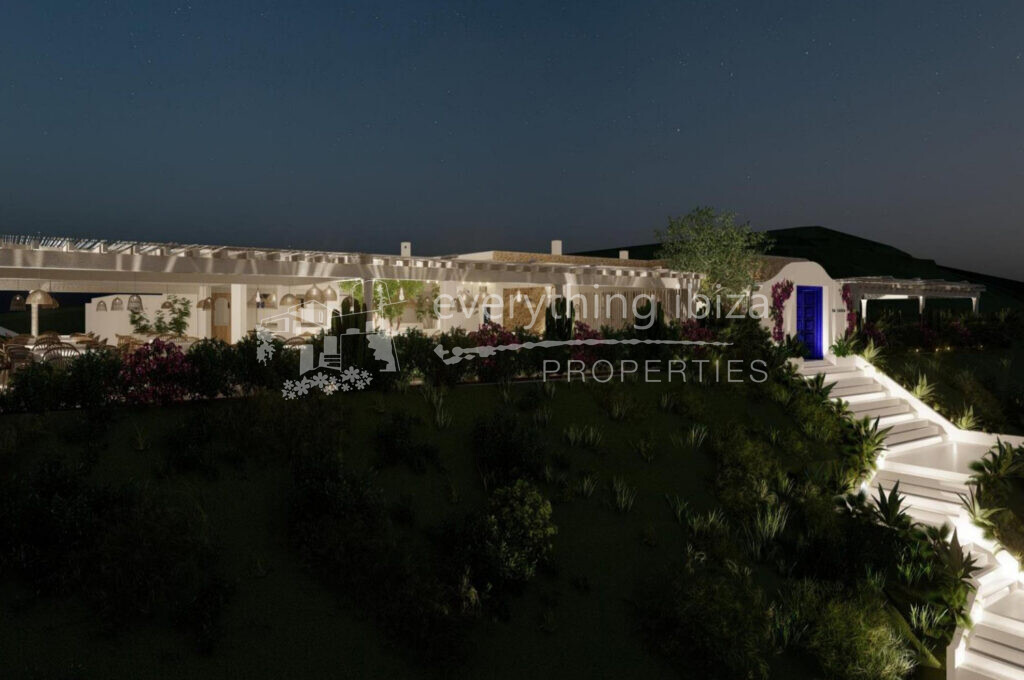 Licensed Mediterranean Style Restaurant with Super Views from Hillside Position, ref. 1600, for sale in Ibiza by everything ibiza Properties