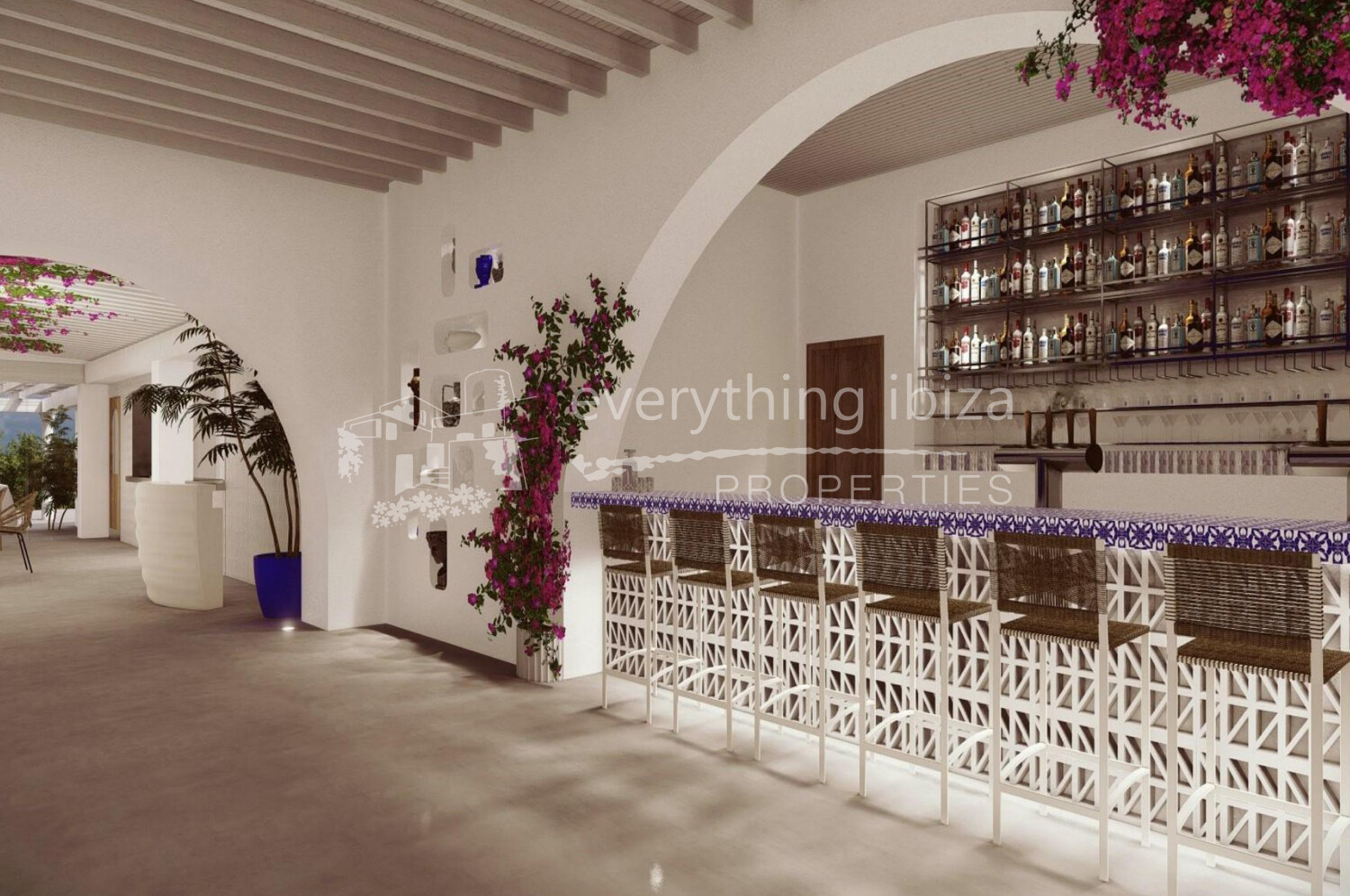 Licensed Mediterranean Style Restaurant with Super Views from Hillside Position, ref. 1600, for sale in Ibiza by everything ibiza Properties