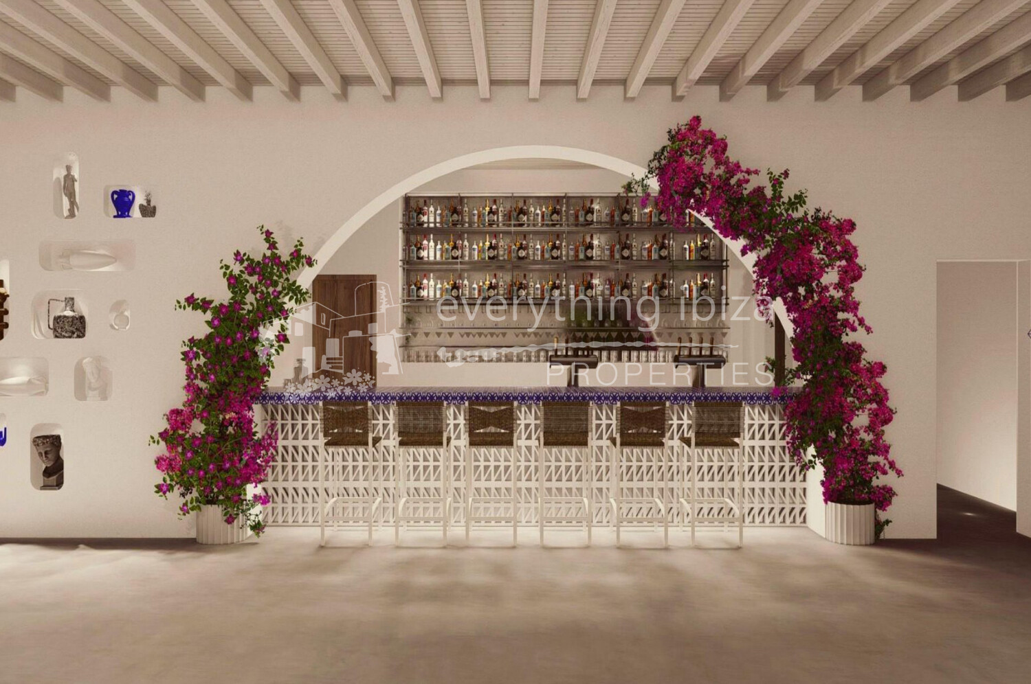 Licensed Mediterranean Style Restaurant with Super Views from Hillside Position, ref. 1600, for sale in Ibiza by everything ibiza Properties