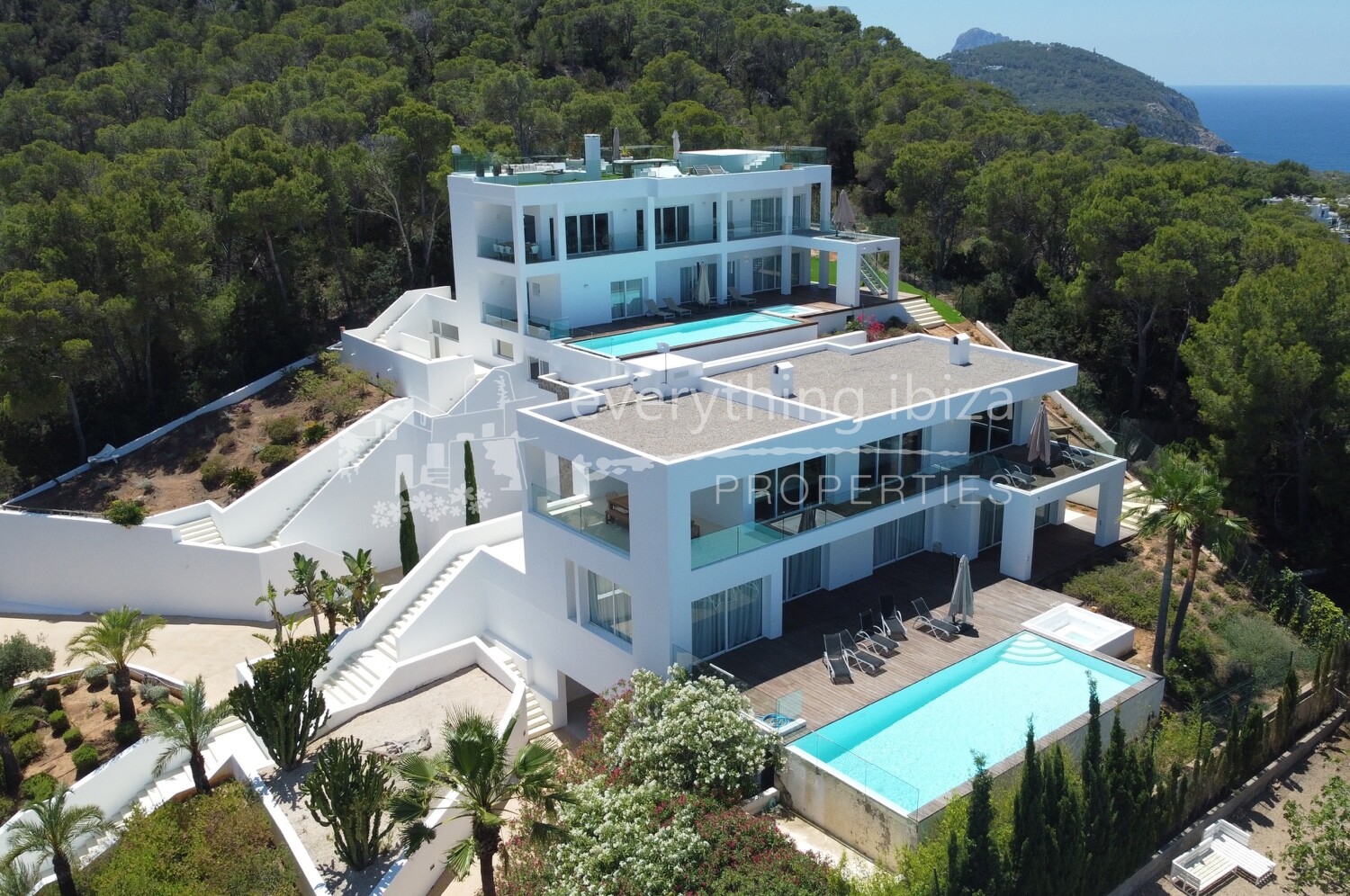 Two Magnificent Luxury Villas with Amazing Views & Tourist Licenses, ref. 1559, for sale in Ibiza with everything ibiza Properties