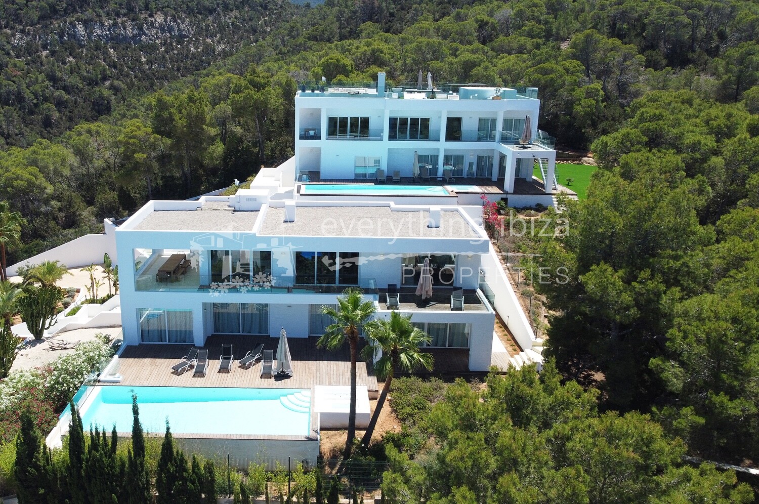 Two Magnificent Luxury Villas with Amazing Views & Tourist Licenses, ref. 1559, for sale in Ibiza with everything ibiza Properties