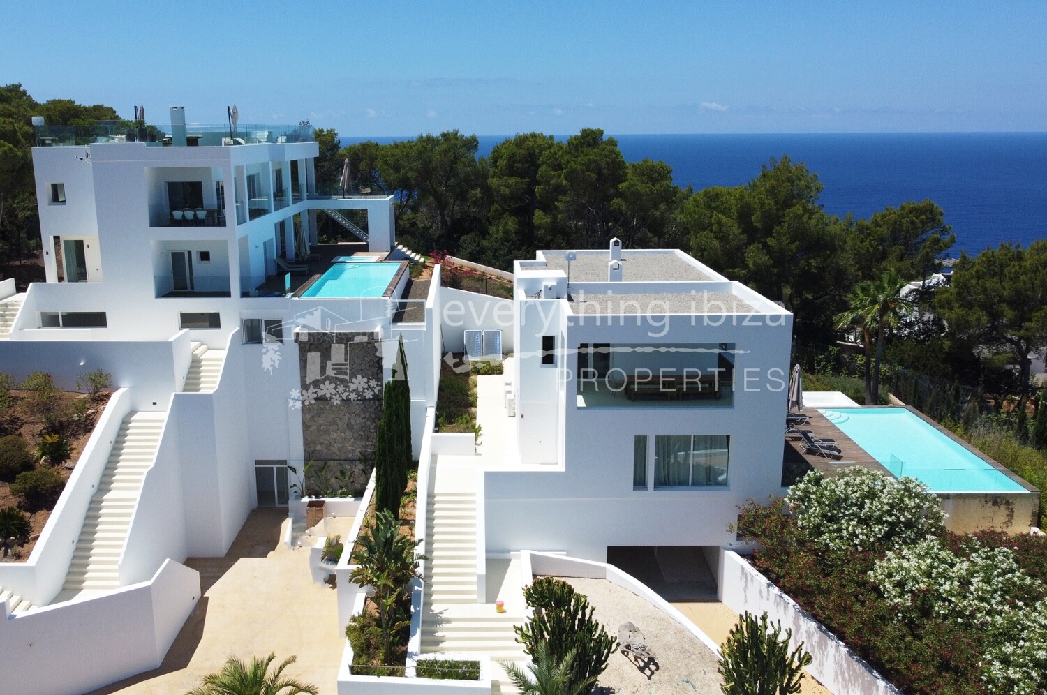 Two Magnificent Luxury Villas with Amazing Views & Tourist Licenses, ref. 1559, for sale in Ibiza with everything ibiza Properties