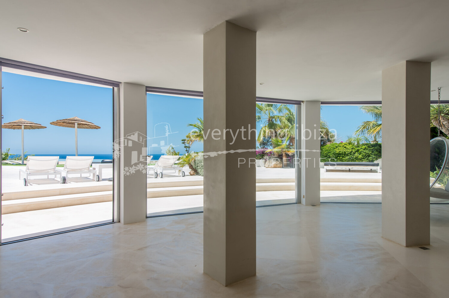 Luxurious Cosmopolitan Villa with Stunning Sea and Sunset Views, ref. 1609, for sale in Ibiza by everything ibiza Properties