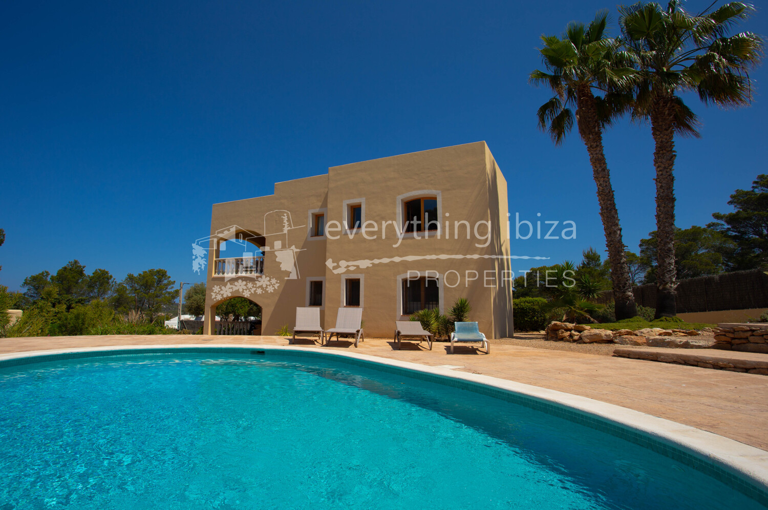 Two Hillside Villas with Swimming Pool, Sea and Sunset Views, ref. 1644, for sale in Ibiza by everything ibiza Properties