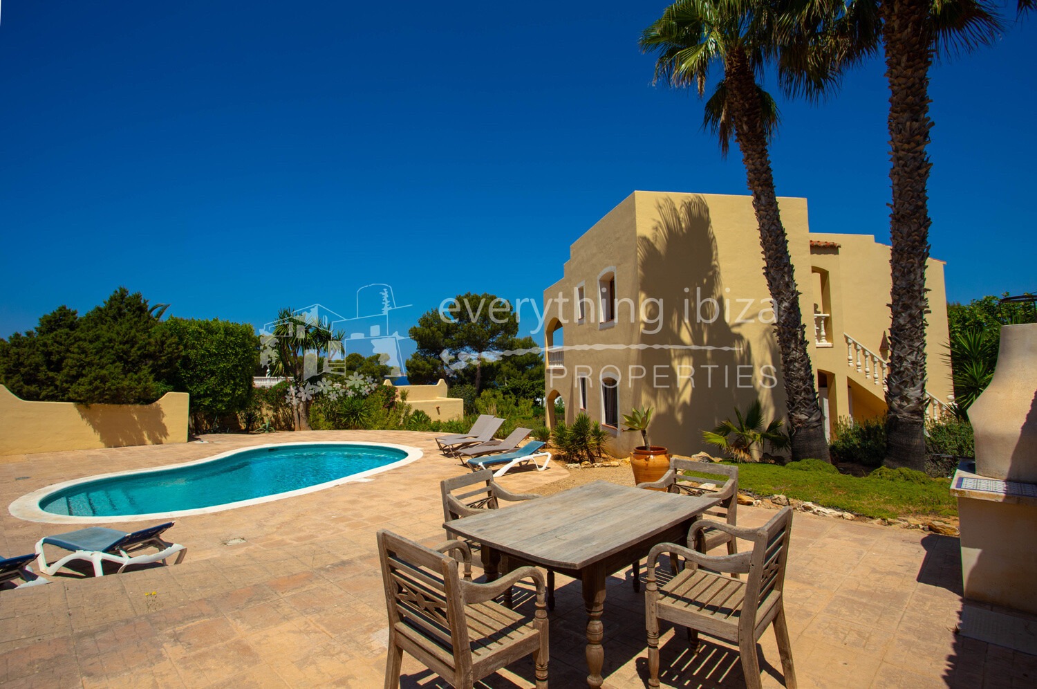 Two Hillside Villas with Swimming Pool, Sea and Sunset Views, ref. 1644, for sale in Ibiza by everything ibiza Properties