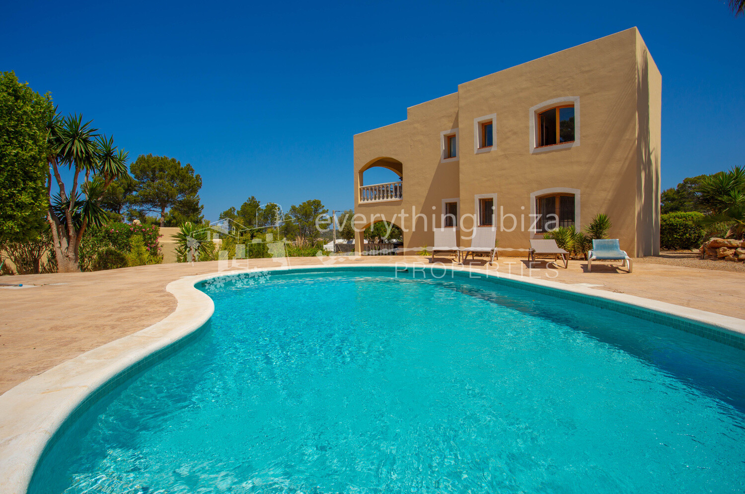 Two Hillside Villas with Swimming Pool, Sea and Sunset Views, ref. 1644, for sale in Ibiza by everything ibiza Properties