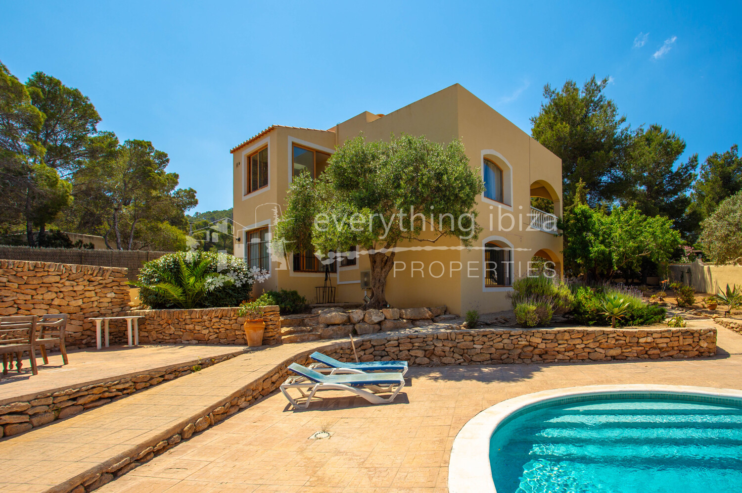 Two Hillside Villas with Swimming Pool, Sea and Sunset Views, ref. 1644, for sale in Ibiza by everything ibiza Properties