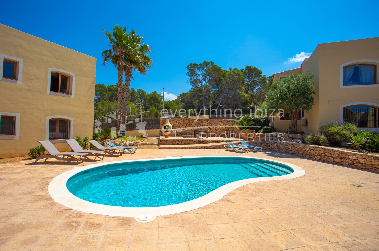 Two Hillside Villas with Swimming Pool, Sea and Sunset Views, ref. 1644, for sale in Ibiza by everything ibiza Properties