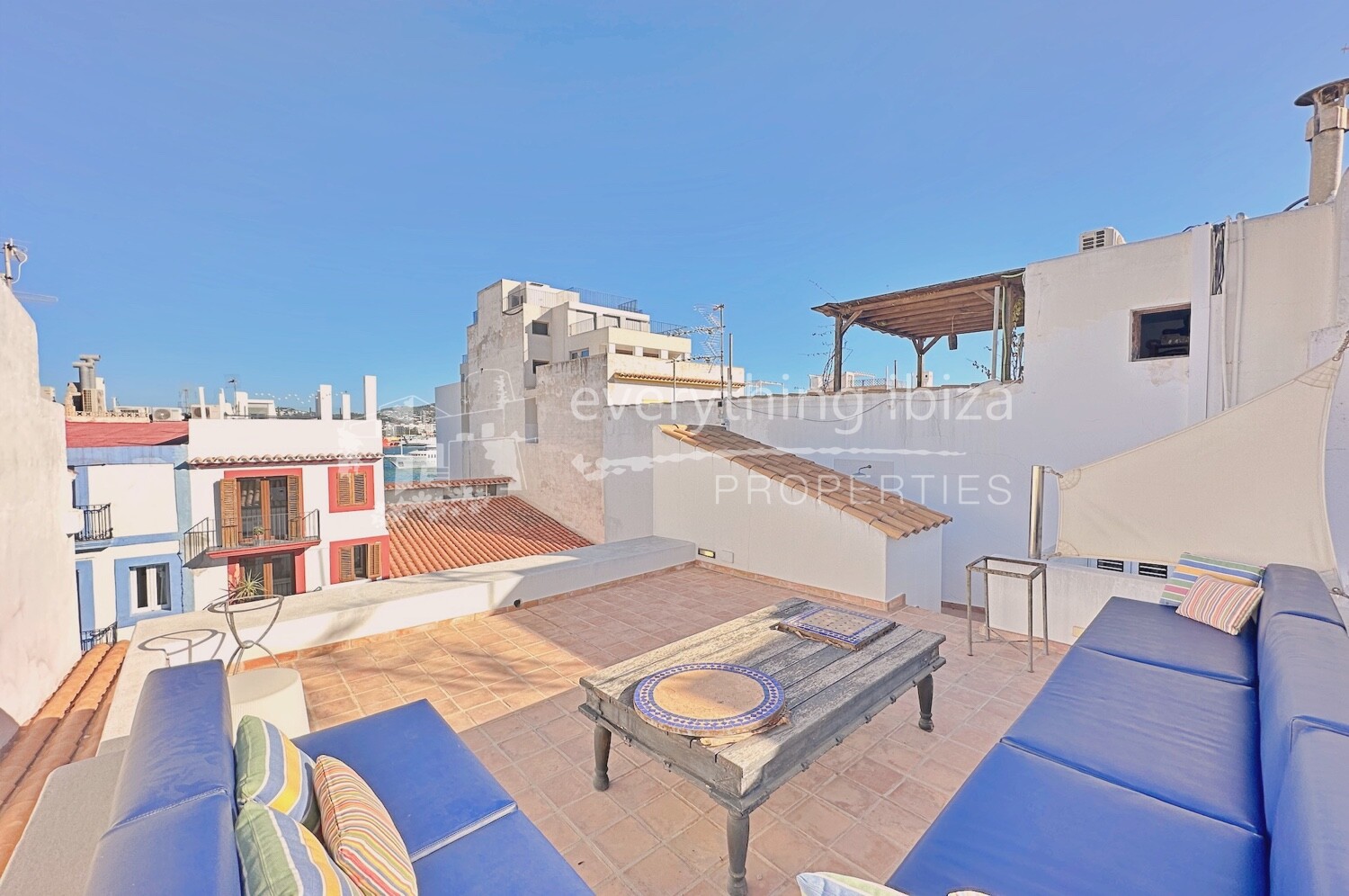 Lovely Modernised Four Bedroom Townhouse Ibiza Old Town, ref. 1645, for sale in Ibiza by everything ibiza Properties