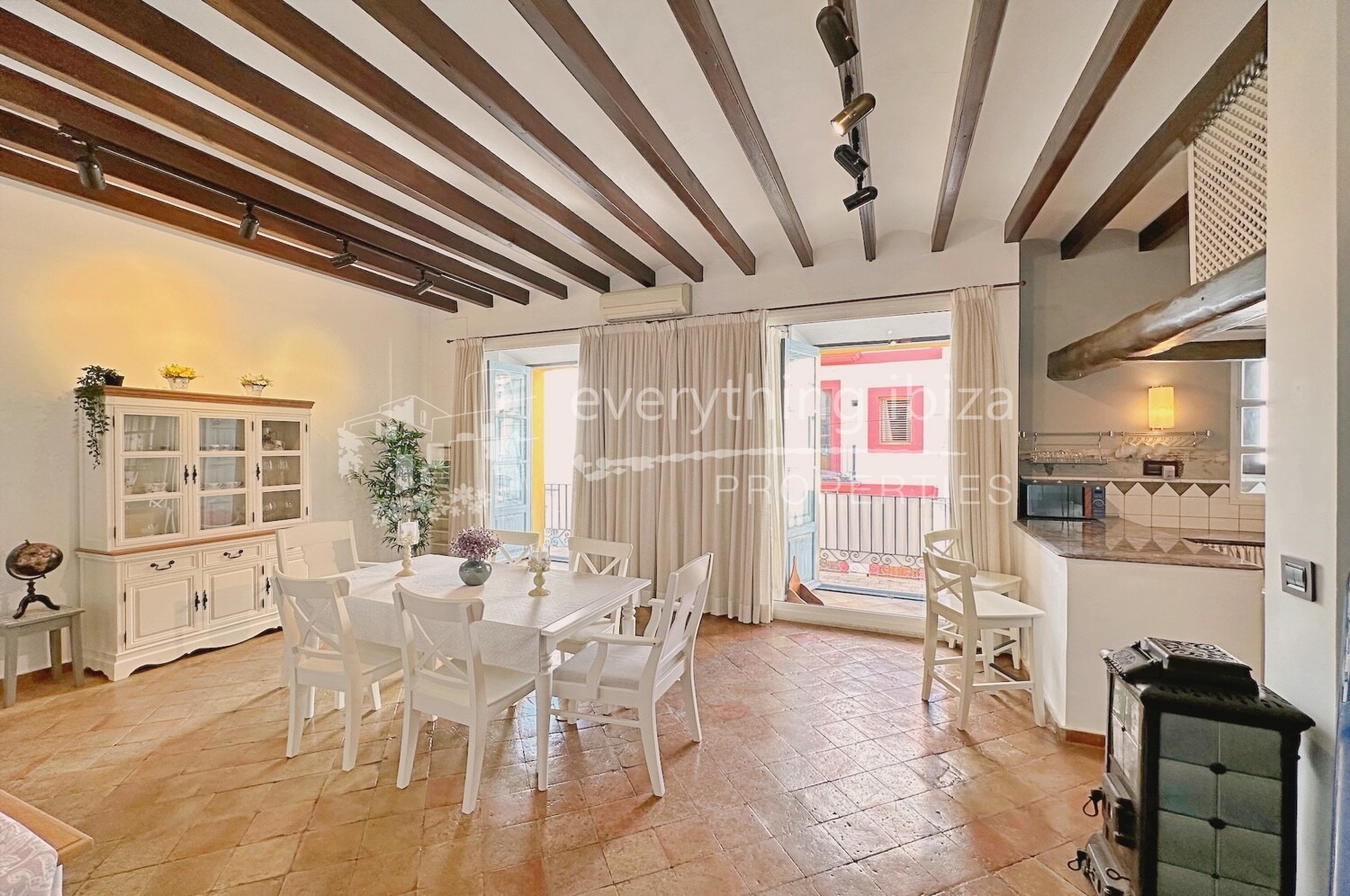 Lovely Modernised Four Bedroom Townhouse Ibiza Old Town, ref. 1645, for sale in Ibiza by everything ibiza Properties