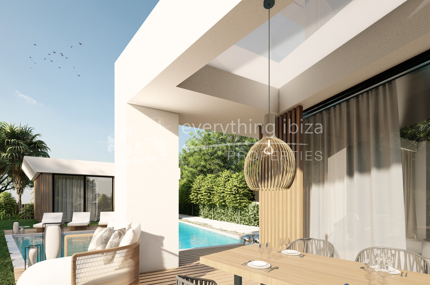 Luxury Brand New Villa with Sea View Roof Terrace, ref 1660, for sale in Ibiza by everything ibiza Properties