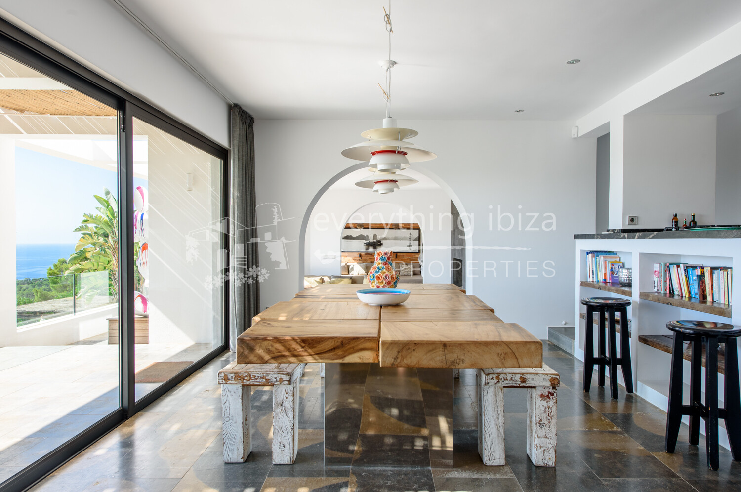 Beautiful Contemporary Hillside Villa with Sea and Sunset Views over Es Vedra, ref. 1658, for sale in Ibiza by everything ibiza Properties