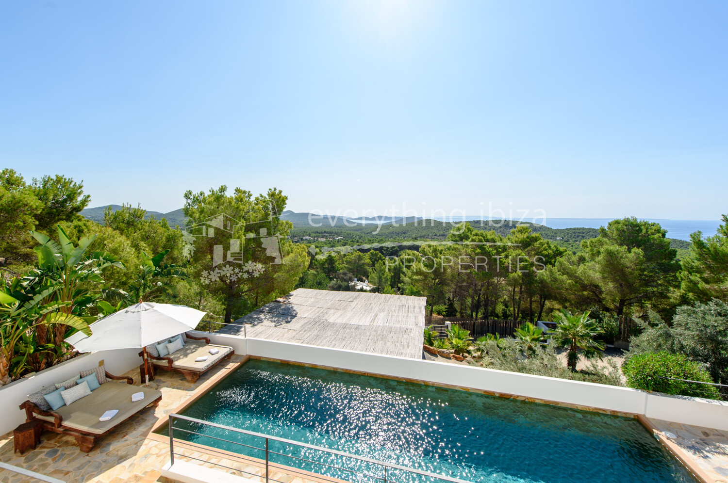Beautiful Contemporary Hillside Villa with Sea and Sunset Views over Es Vedra, ref. 1658, for sale in Ibiza by everything ibiza Properties