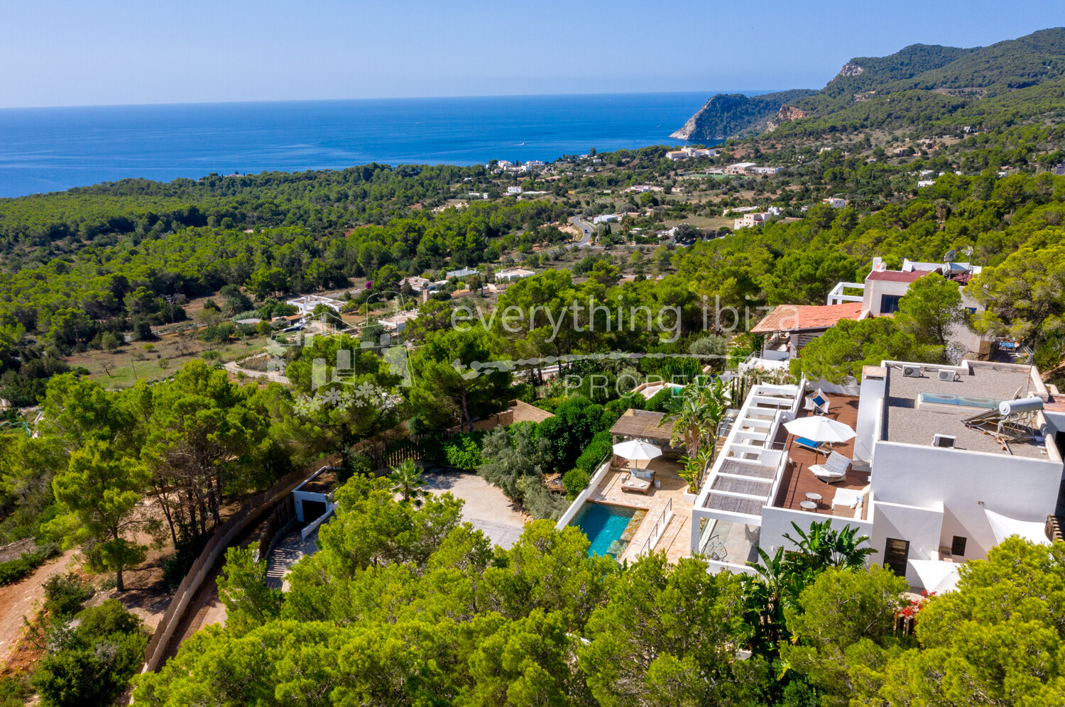 Beautiful Contemporary Hillside Villa with Sea and Sunset Views over Es Vedra, ref. 1658, for sale in Ibiza by everything ibiza Properties