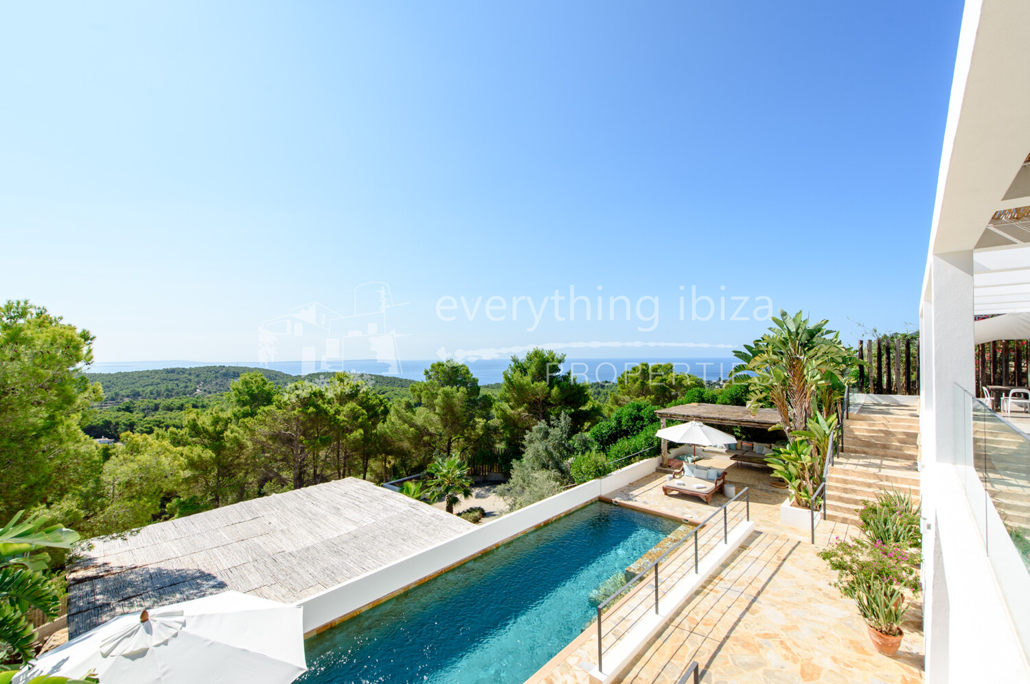 Beautiful Contemporary Hillside Villa with Sea and Sunset Views over Es Vedra, ref. 1658, for sale in Ibiza by everything ibiza Properties