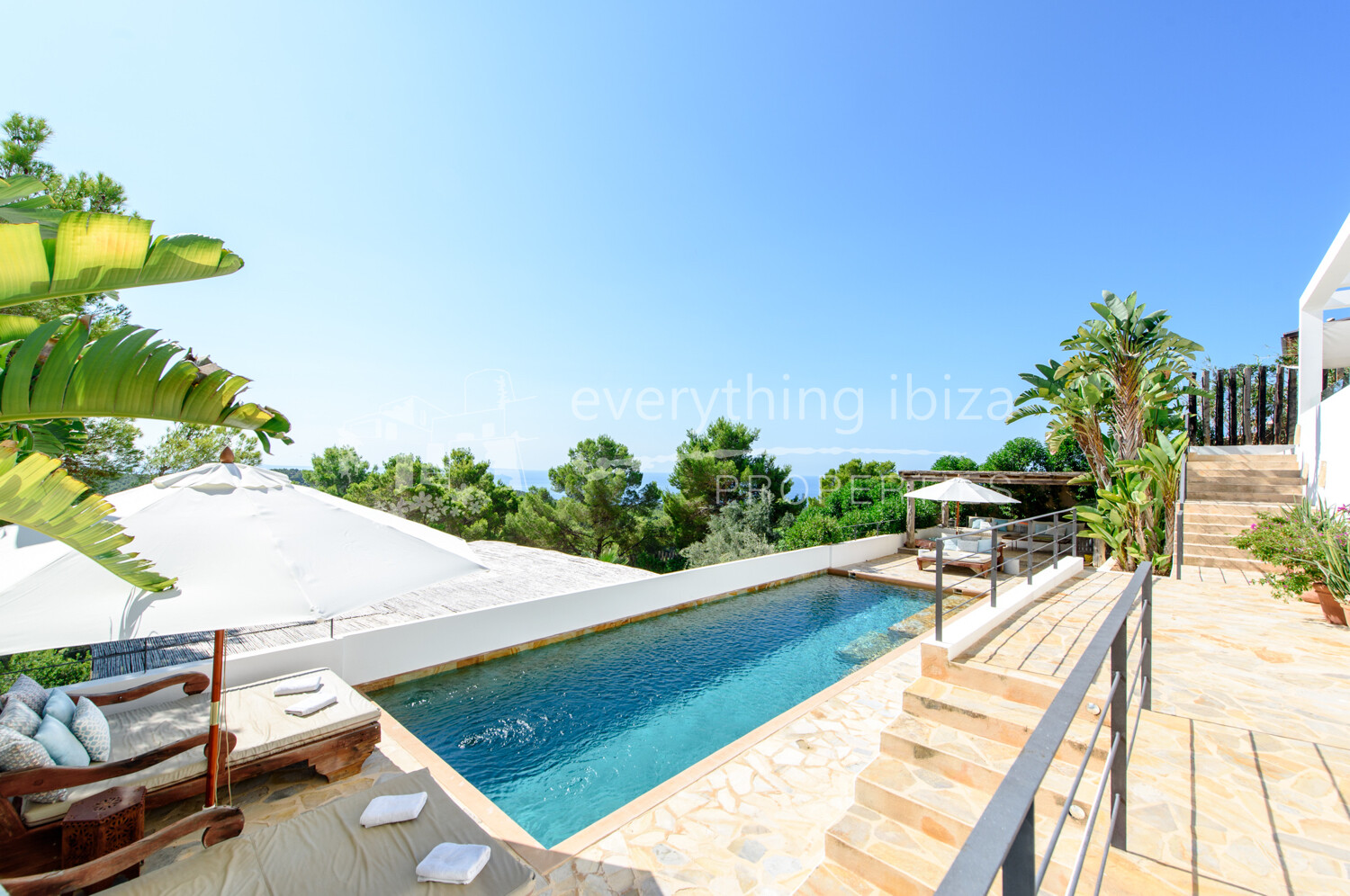 Beautiful Contemporary Hillside Villa with Sea and Sunset Views over Es Vedra, ref. 1658, for sale in Ibiza by everything ibiza Properties