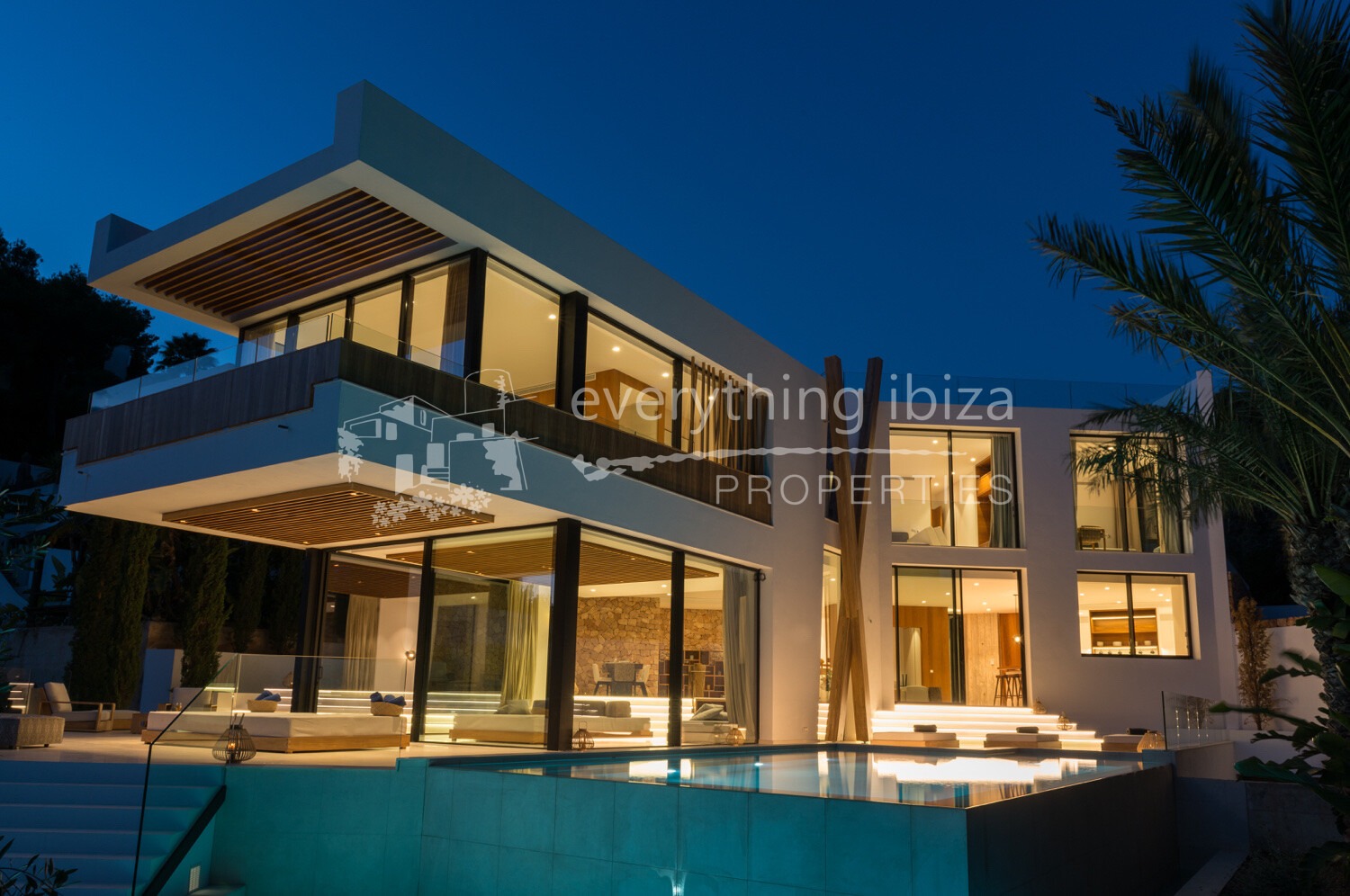 Beautiful Contemporary Villa with Elevated Views Over The Sea D'Alt Vila and Formentera, ref. 1673, for sale in Ibiza by everything ibiza Properties