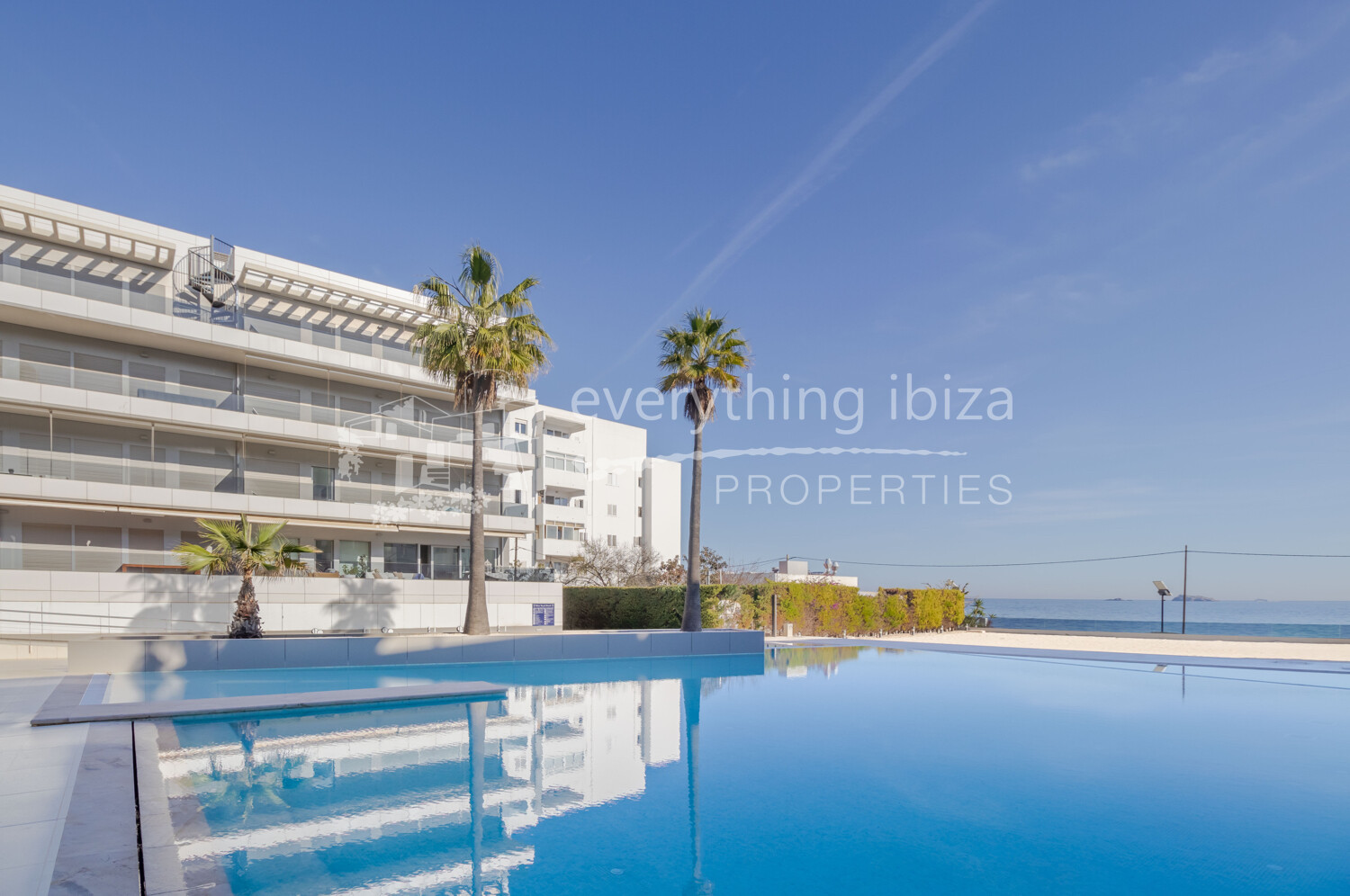 Stylish Furnished Beachfront Apartment in Exclusive Community Near Ibiza Town, ref. 1674, for sale in Ibiza by everything ibiza Properties