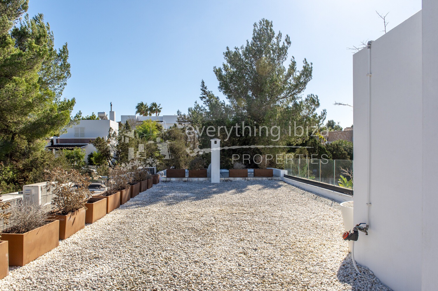 Stylish Contemporary Villa in Peaceful Setting near Beach with Sea and Sunset Views, ref. 1692, for sale in Ibiza by everything ibiza Properties