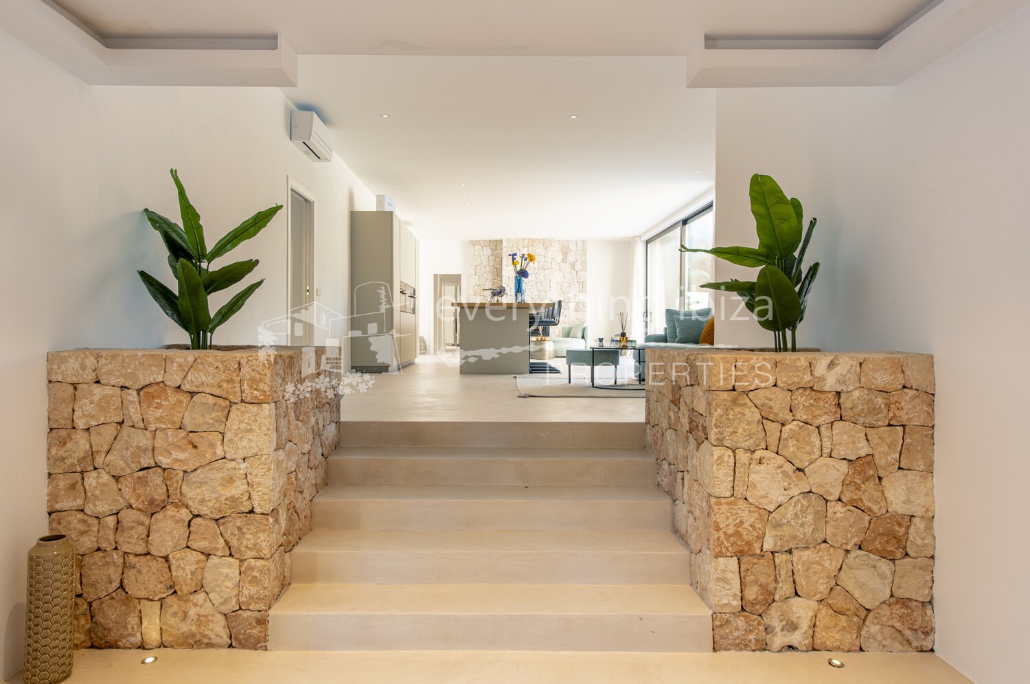 Stylish Contemporary Villa in Peaceful Setting near Beach with Sea and Sunset Views, ref. 1692, for sale in Ibiza by everything ibiza Properties