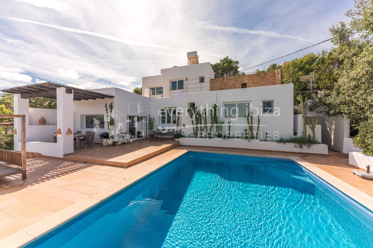 Charming Elegant Villa with Super Sea & Coastline Views in Peaceful Cala Moli, ref. 1704, for sale in Ibiza by everything ibiza Properties