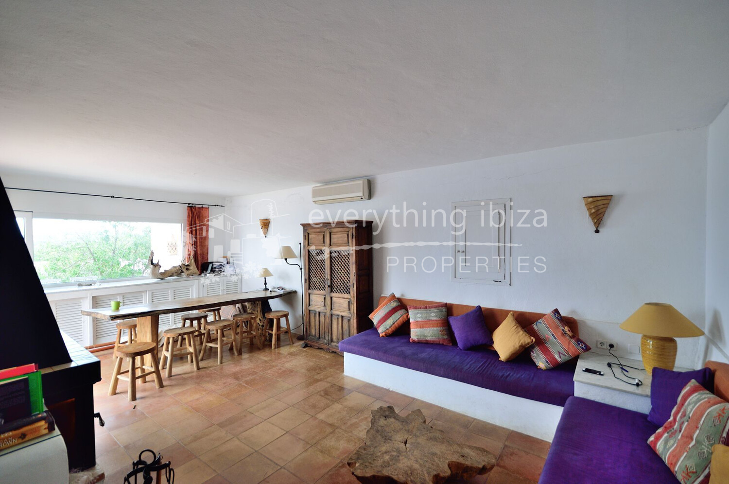 Charming Elegant Villa with Super Sea & Coastline Views in Peaceful Cala Moli, ref. 1704, for sale in Ibiza by everything ibiza Properties