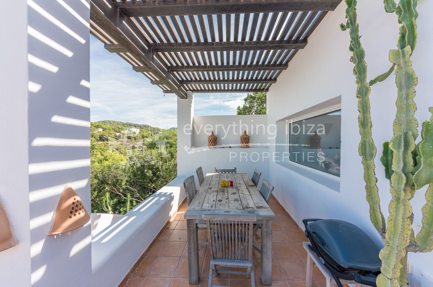 Charming Elegant Villa with Super Sea & Coastline Views in Peaceful Cala Moli, ref. 1704, for sale in Ibiza by everything ibiza Properties