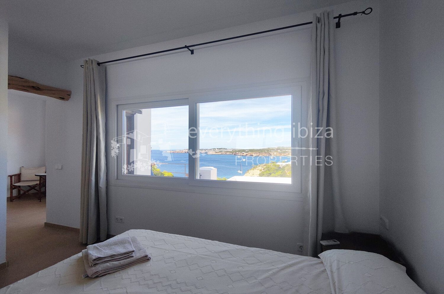 Charming Elegant Villa with Super Sea & Coastline Views in Peaceful Cala Moli, ref. 1704, for sale in Ibiza by everything ibiza Properties