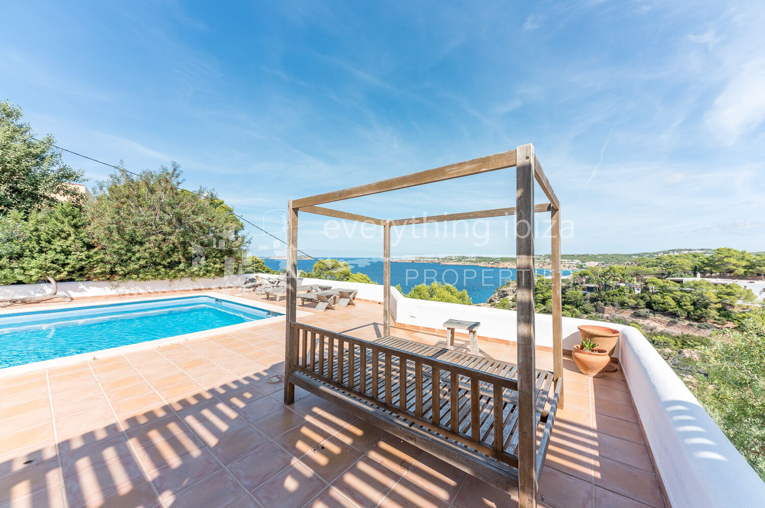 Charming Elegant Villa with Super Sea & Coastline Views in Peaceful Cala Moli, ref. 1704, for sale in Ibiza by everything ibiza Properties